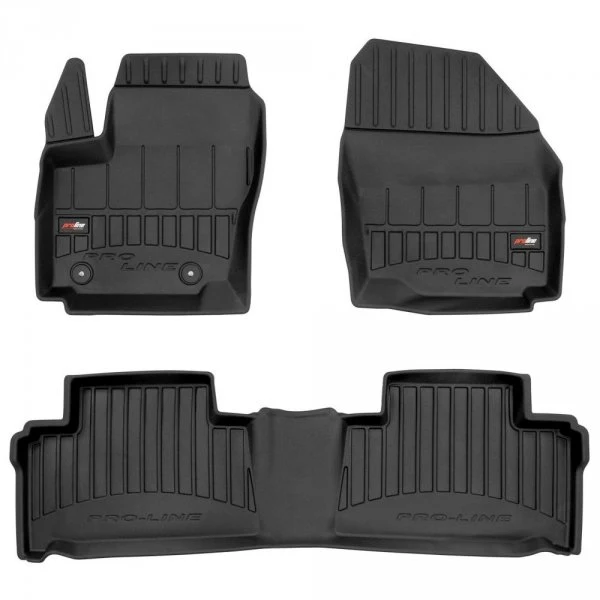 Gulvmatter Ford S-Max I (2006-2014) – 3D Premium med sidekant | Frogum