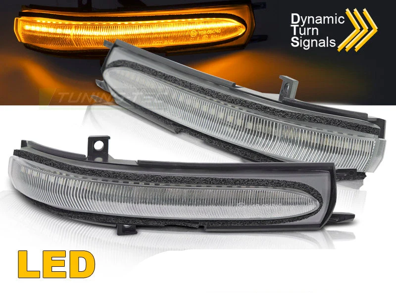 Speilblinklys Honda Accord 02–08 hvit LED sekvens - KBHO06
