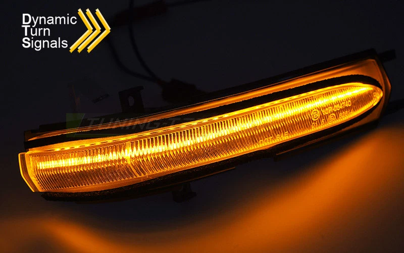 Speilblinklys Honda Accord 02–08 hvit LED sekvens - KBHO06