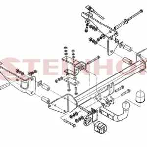 Tilhengerfeste Honda Accord Tourer (Stasjonsvogn) (2003-2008) – fastmontert | Steinhof
