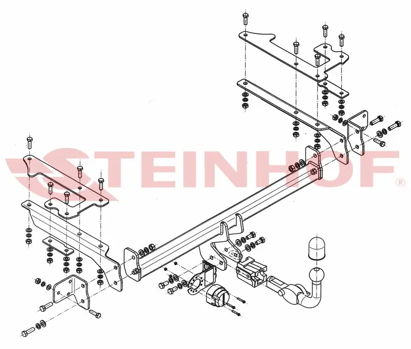 Tilhengerfeste Honda Civic 5D (2000-2005) – avtagbart | Steinhof