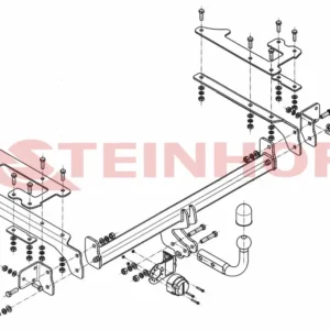 Tilhengerfeste Honda Civic 5D (2000-2005) – fastmontert | Steinhof
