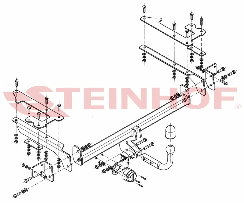 Tilhengerfeste Honda Civic 5D (2000-2005) – fastmontert | Steinhof