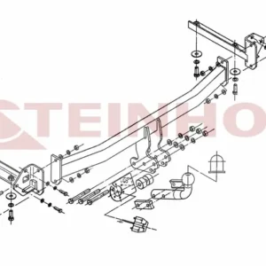 Tilhengerfeste Honda Civic 5D (2006-2011) – fastmontert | Steinhof
