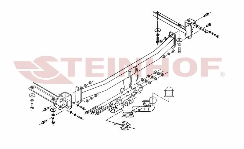 Tilhengerfeste Honda Civic 5D (2006-2011) – fastmontert | Steinhof