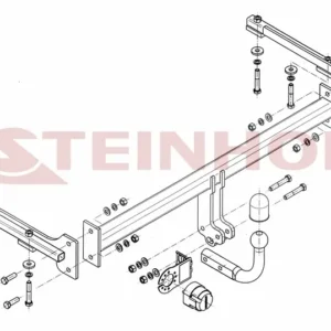 Tilhengerfeste Honda Civic 4D (eksl. Hibrid) (2006-2011) – fastmontert | Steinhof