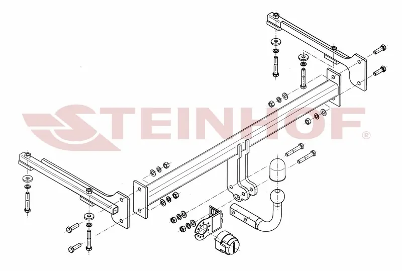 Tilhengerfeste Honda Civic 4D (eksl. Hibrid) (2006-2011) – fastmontert | Steinhof