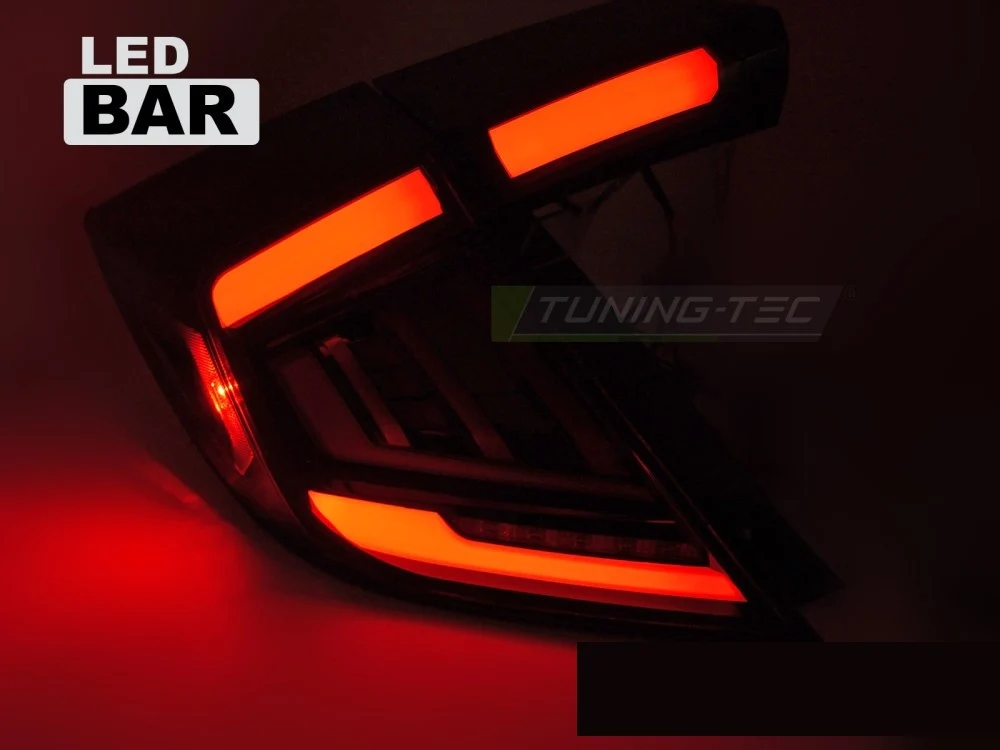 Baklykter Honda Civic X Hatchback (2016–2021) LED Smoke - LDHO13