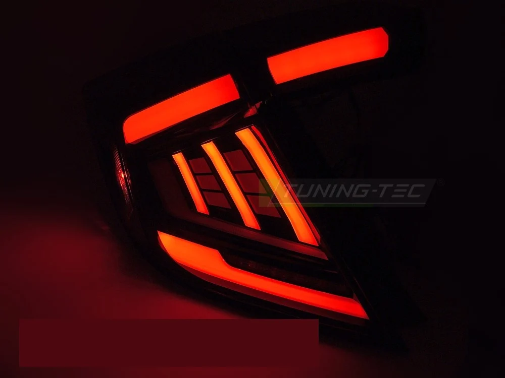 Baklykter Honda Civic X Hatchback (2016–2021) LED Smoke - LDHO13