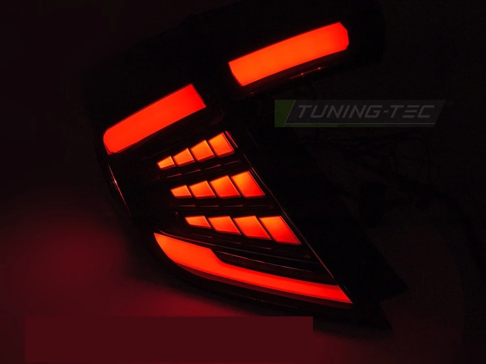 Baklykter Honda Civic X Hatchback (2016–2021) LED Smoke - LDHO12