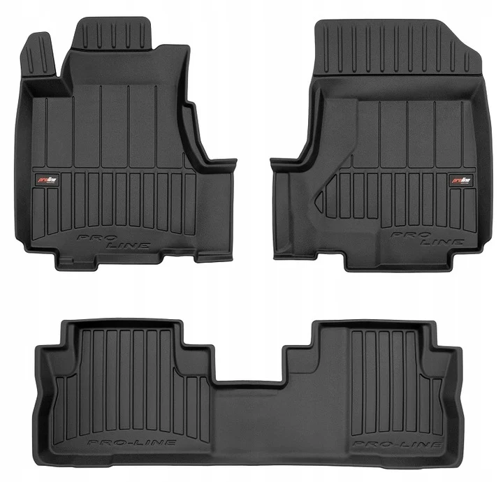 Gulvmatter Honda CR-V III (2006-2012) – 3D Premium med sidekant | Frogum