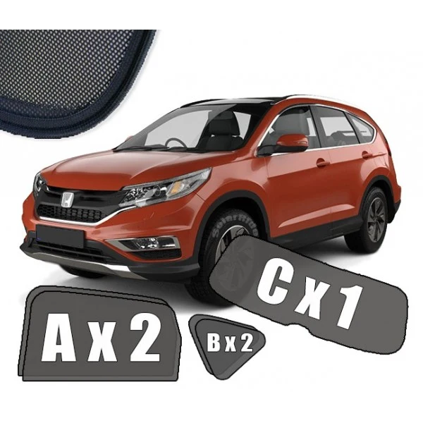 Solskjerm Honda CRV CR- IV (2012-2018) (5 stk)