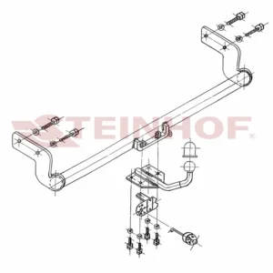 Tilhengerfeste Hyundai Accent 3/5D (1999-2005) – fastmontert | Steinhof