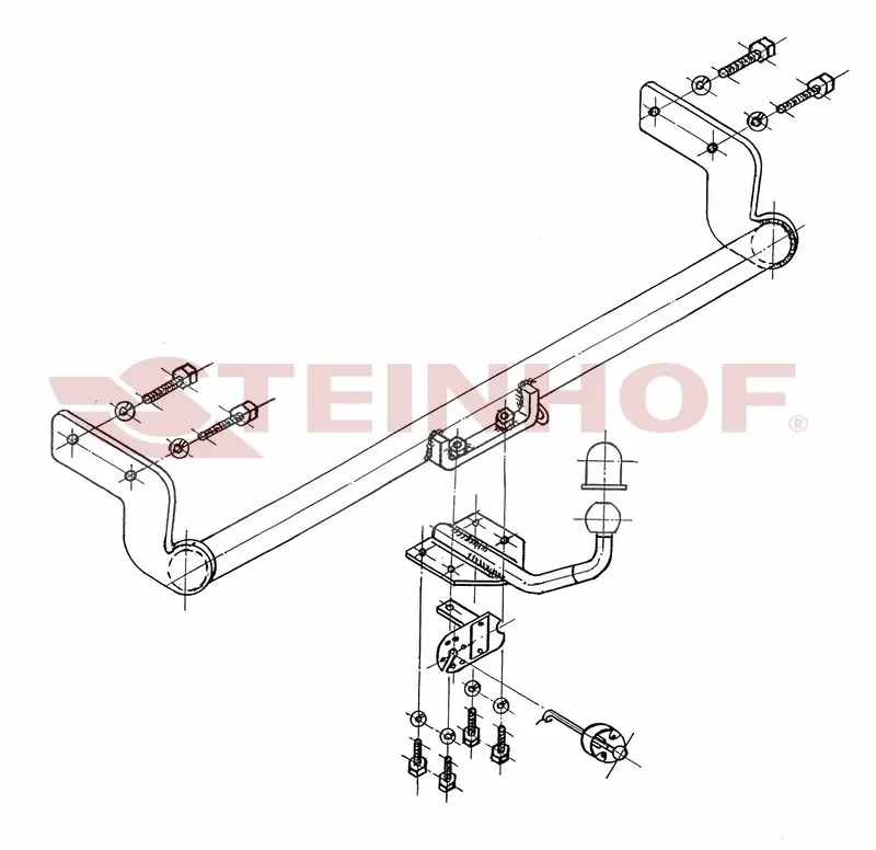 Tilhengerfeste Hyundai Accent 3/5D (1999-2005) – fastmontert | Steinhof