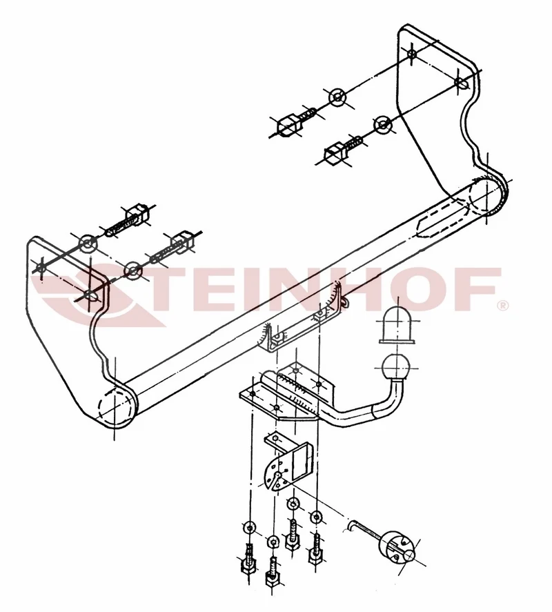 Tilhengerfeste Hyundai Atos 3/5D (1998-2008) – fastmontert | Steinhof