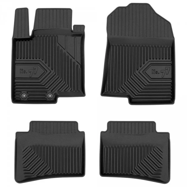 Gulvmatter Hyundai Bayon (2021-) – 3D Premium med sidekant | Frogum