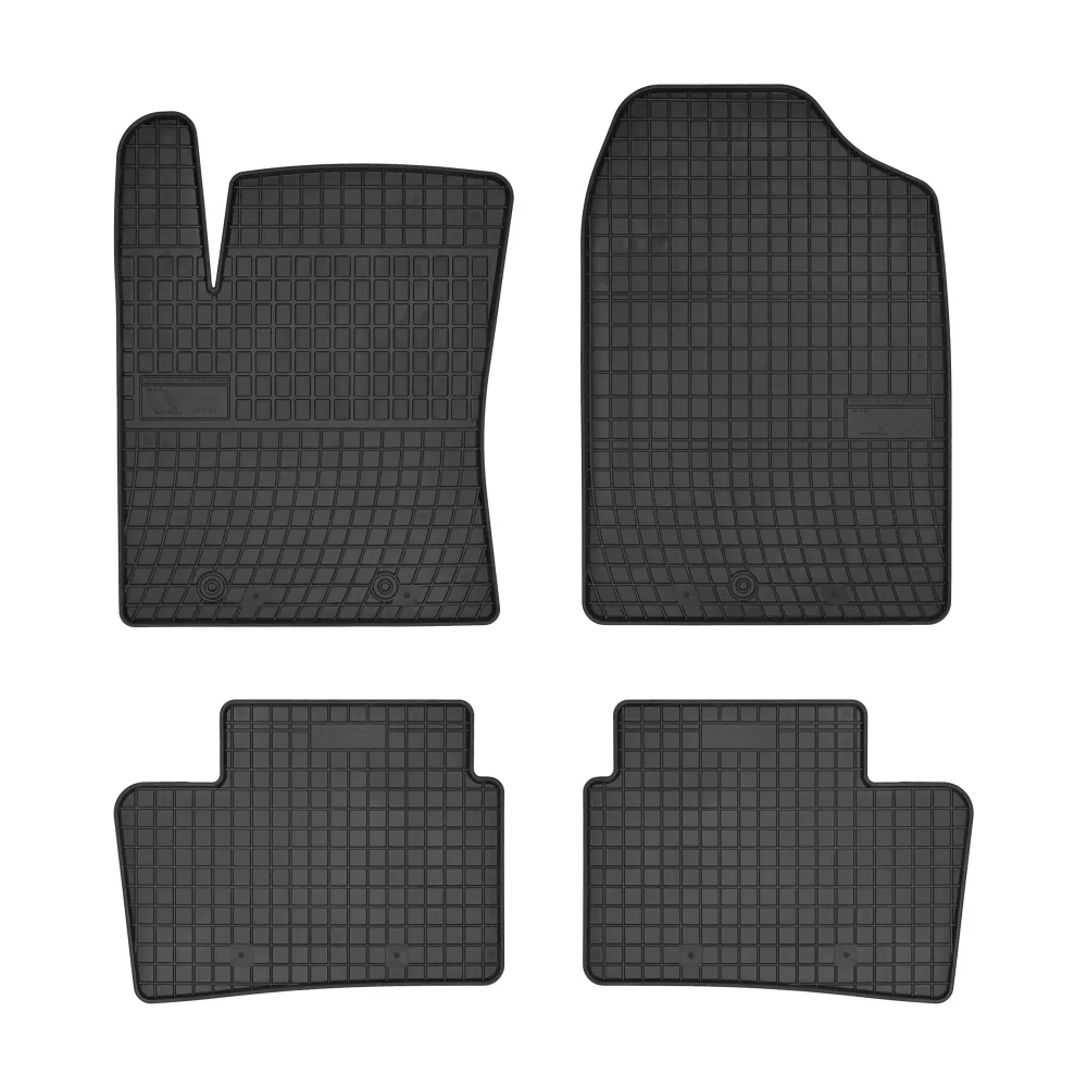 Gulvmatter Hyundai i10 II (2013-) – med sidekant på 1 cm | Frogum