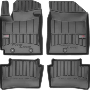 Gulvmatter Hyundai i10 II (2013-2019) – 3D Premium med sidekant | Frogum