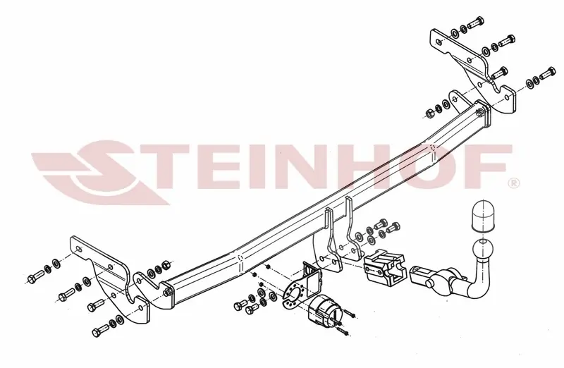 Tilhengerfeste Hyundai i10 (2011-2013) – avtagbart | Steinhof