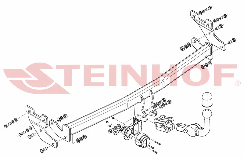 Tilhengerfeste Hyundai i10 5D (BA, IA) (2014-) – avtagbart | Steinhof