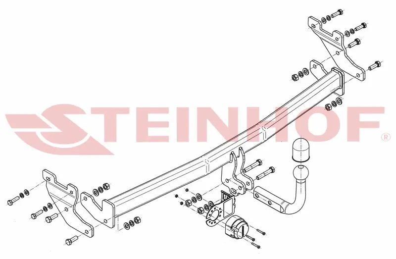 Tilhengerfeste Hyundai i10 5D (BA, IA) (2014-) – fastmontert | Steinhof