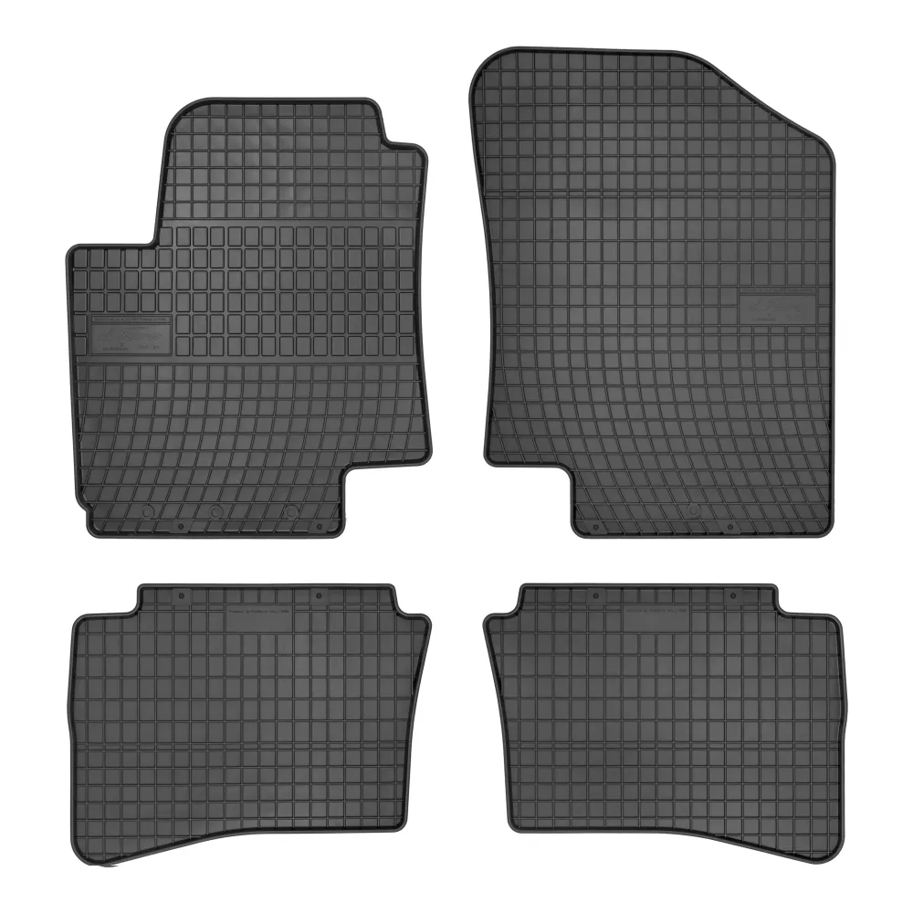 Gulvmatter Hyundai i20 I (2008-2014) – med sidekant på 1 cm | Frogum
