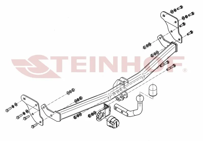 Tilhengerfeste Hyundai i20 I (2008-2014) – fastmontert | Steinhof