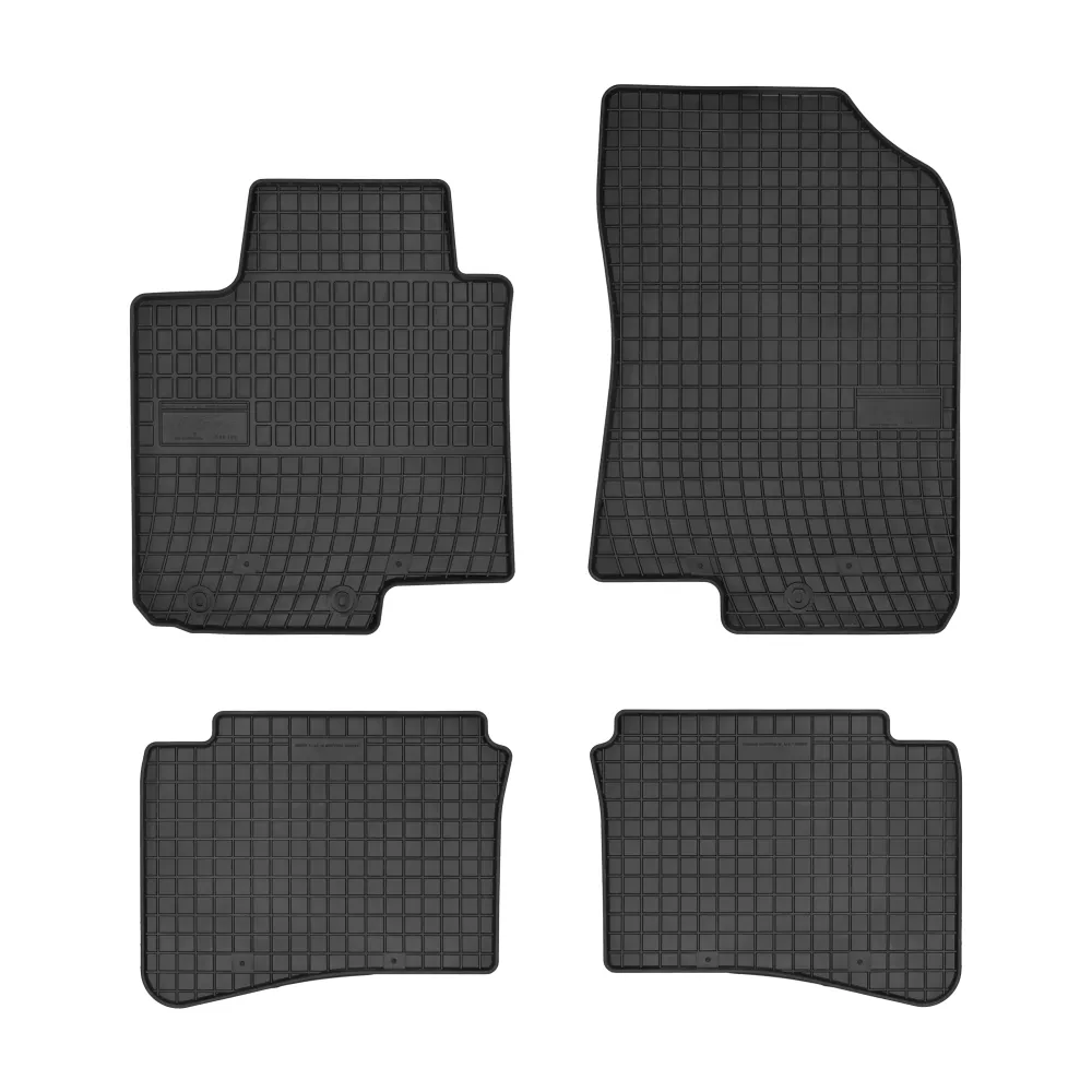 Gulvmatter Hyundai i20 II (2014-2020) – med sidekant på 1 cm | Frogum