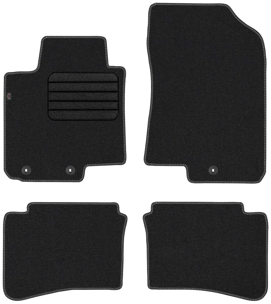 Stoffmatter Hyundai i20 II (2015-2020) – Premium Stoff - Textil