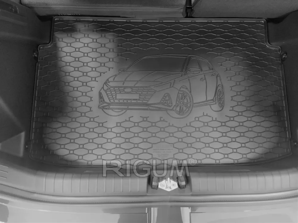 Bagasjeromsmatte Hyundai i20 III (2020-) – Luktfrie Gummi | Rigum