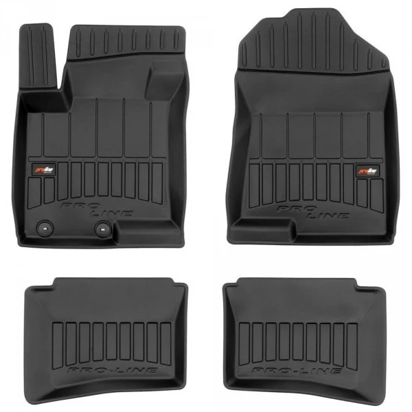 Gulvmatter Hyundai i20 III (2020-) – 3D Premium med sidekant | Frogum
