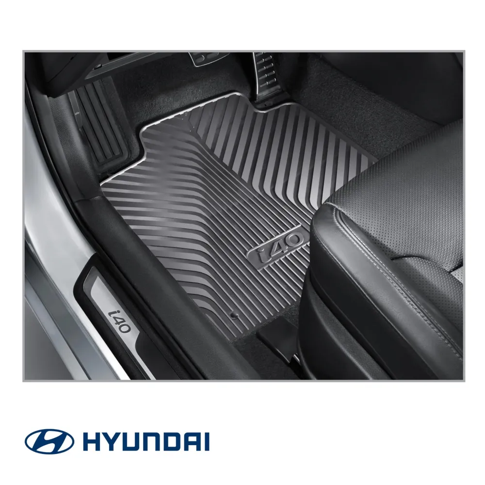 Gulvmatter Hyundai i40 (2011-2019) – TPE - Gummi | Hyundai OEM