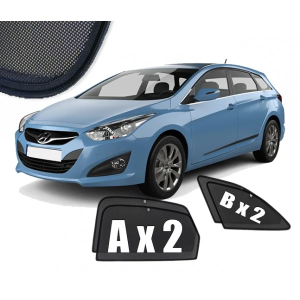 Solskjerm Hyundai i40 STV (2011-2019) (4 stk)