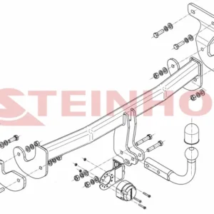 Tilhengerfeste Hyundai i40 4D (2011-) – fastmontert | Steinhof