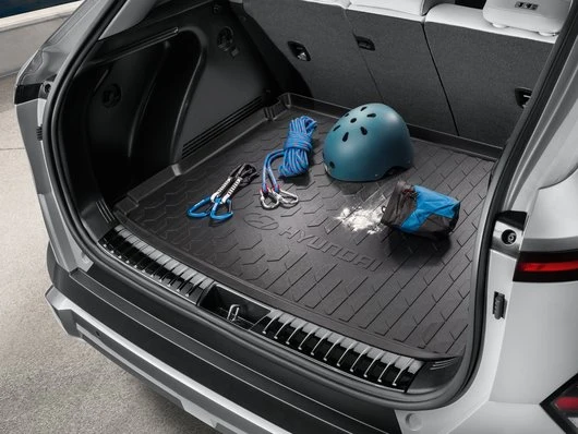 Bagasjeromsmatte Hyundai Kona Electric II (2022-) – TPE Gummi / plast | Hyundai OEM