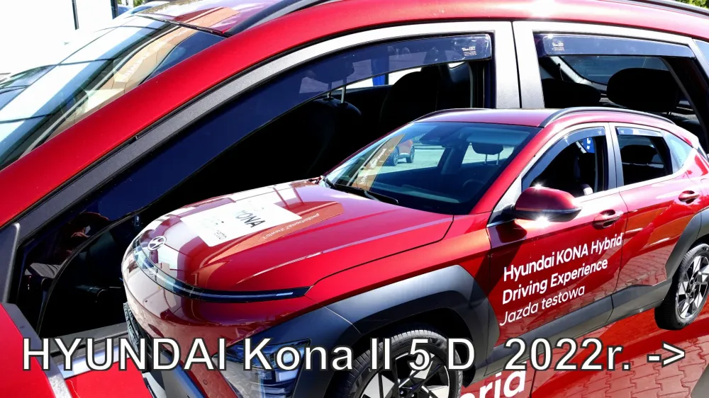 Vindavviser Hyundai Kona II / Kona Electric II – PMMA Plexiglass | Heko