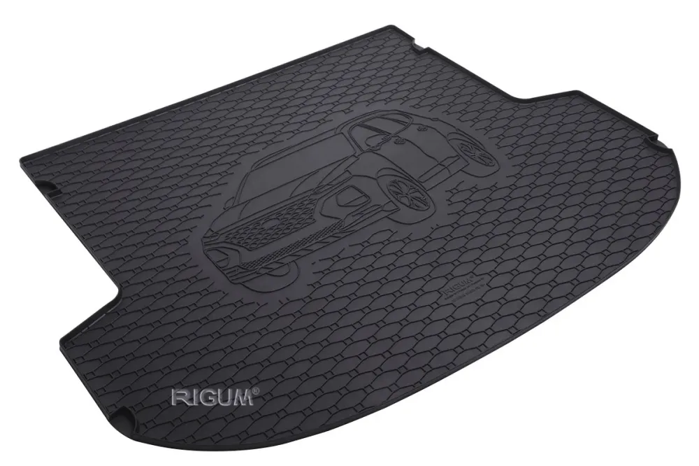 Bagasjeromsmatte Hyundai Santa Fe IV (2018-2024) – Luktfrie Gummi | Rigum
