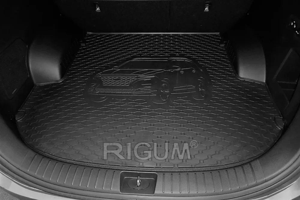 Bagasjeromsmatte Hyundai Santa Fe IV (2018-2024) – Luktfrie Gummi | Rigum