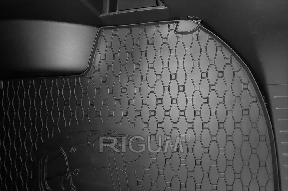 Bagasjeromsmatte Hyundai Santa Fe IV (2018-2024) – Luktfrie Gummi | Rigum