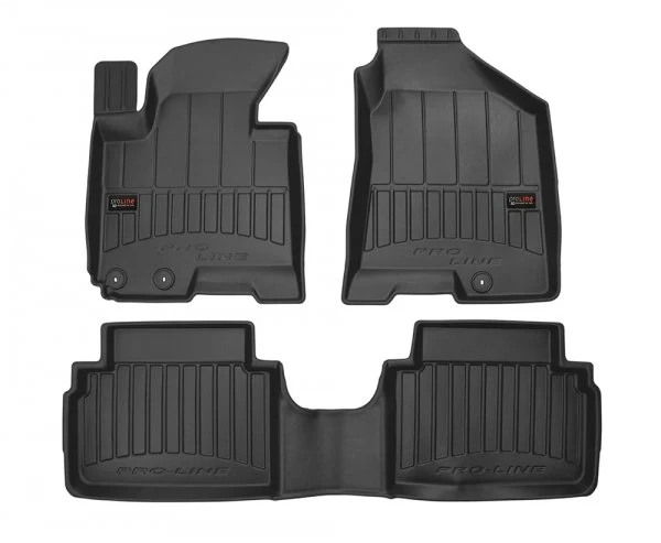 Gulvmatter Hyundai Tucson II (2009-2015) – 3D Premium med sidekant | Frogum