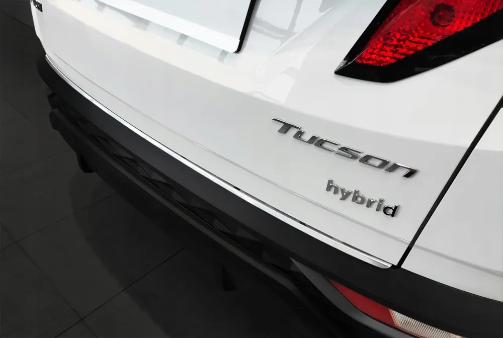 Bakfangerbeskytter Hyundai Tucson IV / Silver Edition (2020-) – Rustfritt stål | Avisa