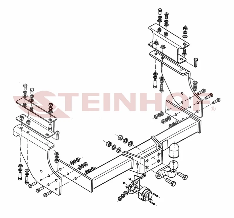 Tilhengerfeste Iveco Daily 35C – fastmontert | Steinhof