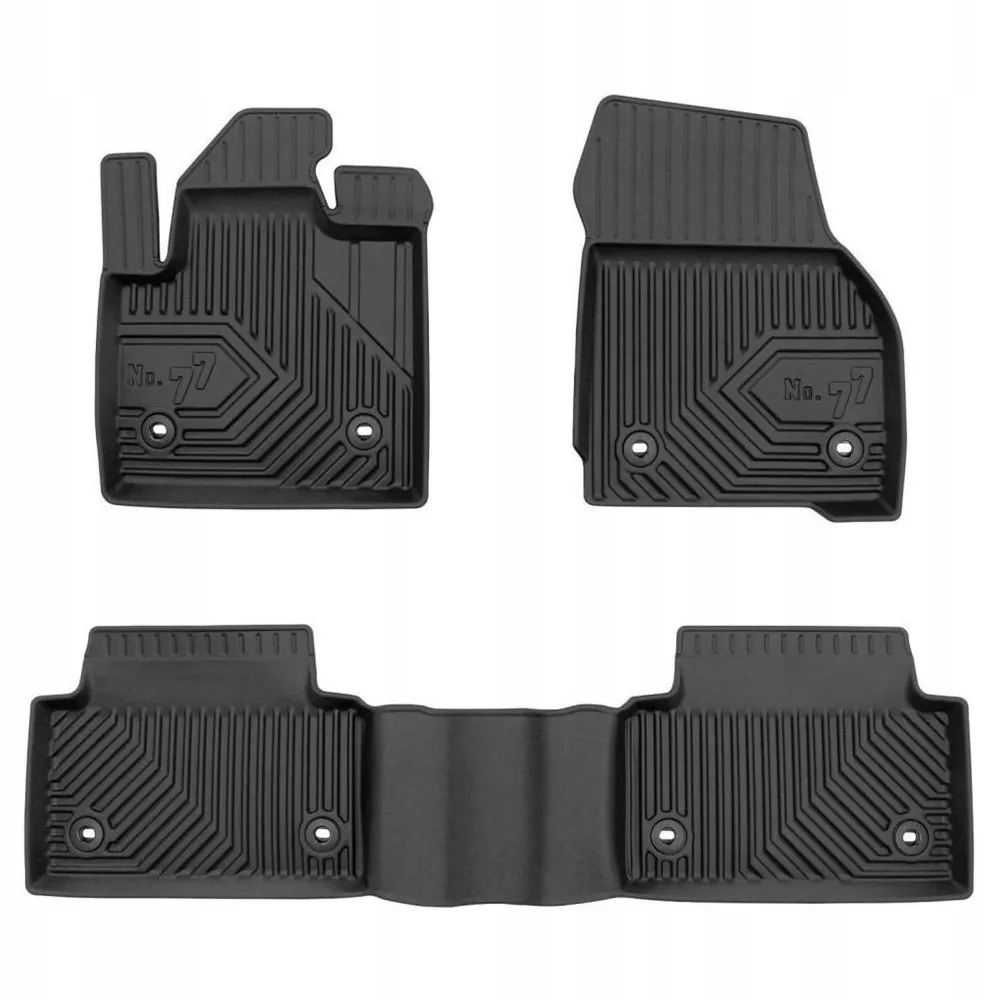 Gulvmatter Jaguar E-Pace (2017-2024) – 3D Premium med sidekant | Frogum