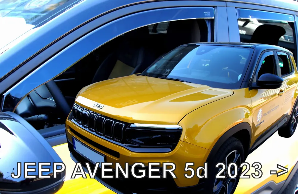 Vindavviser Jeep Avenger (2023-) – PMMA Plexiglass | Heko