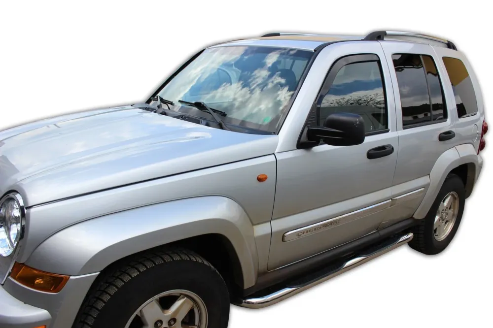 Vindavviser Jeep Cherokee III / Liberty / sett 2 stk. – PMMA Plexi | Heko