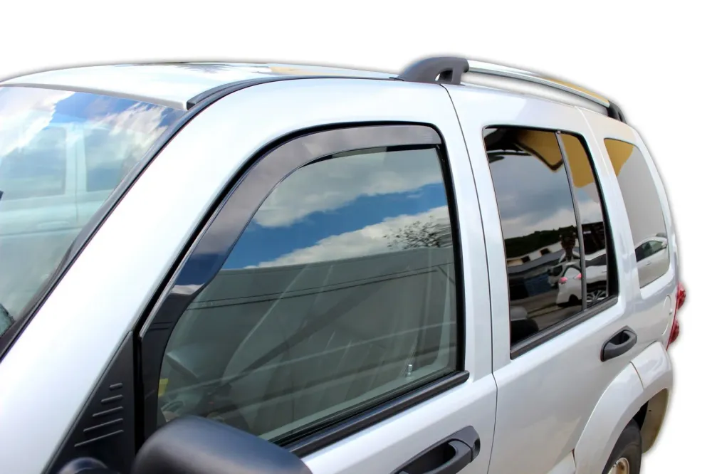 Vindavviser Jeep Cherokee III / Liberty / sett 2 stk. – PMMA Plexi | Heko