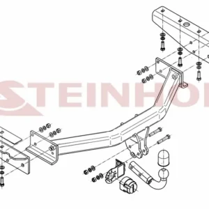 Tilhengerfeste Jeep Cherokee IV (2007-2012) – fastmontert | Steinhof