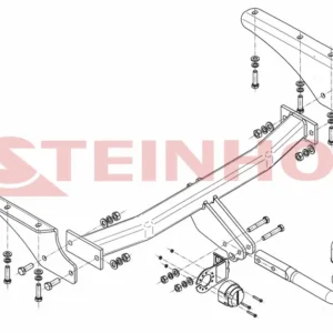 Tilhengerfeste Jeep Cherokee III (2001-2007) – fastmontert | Steinhof