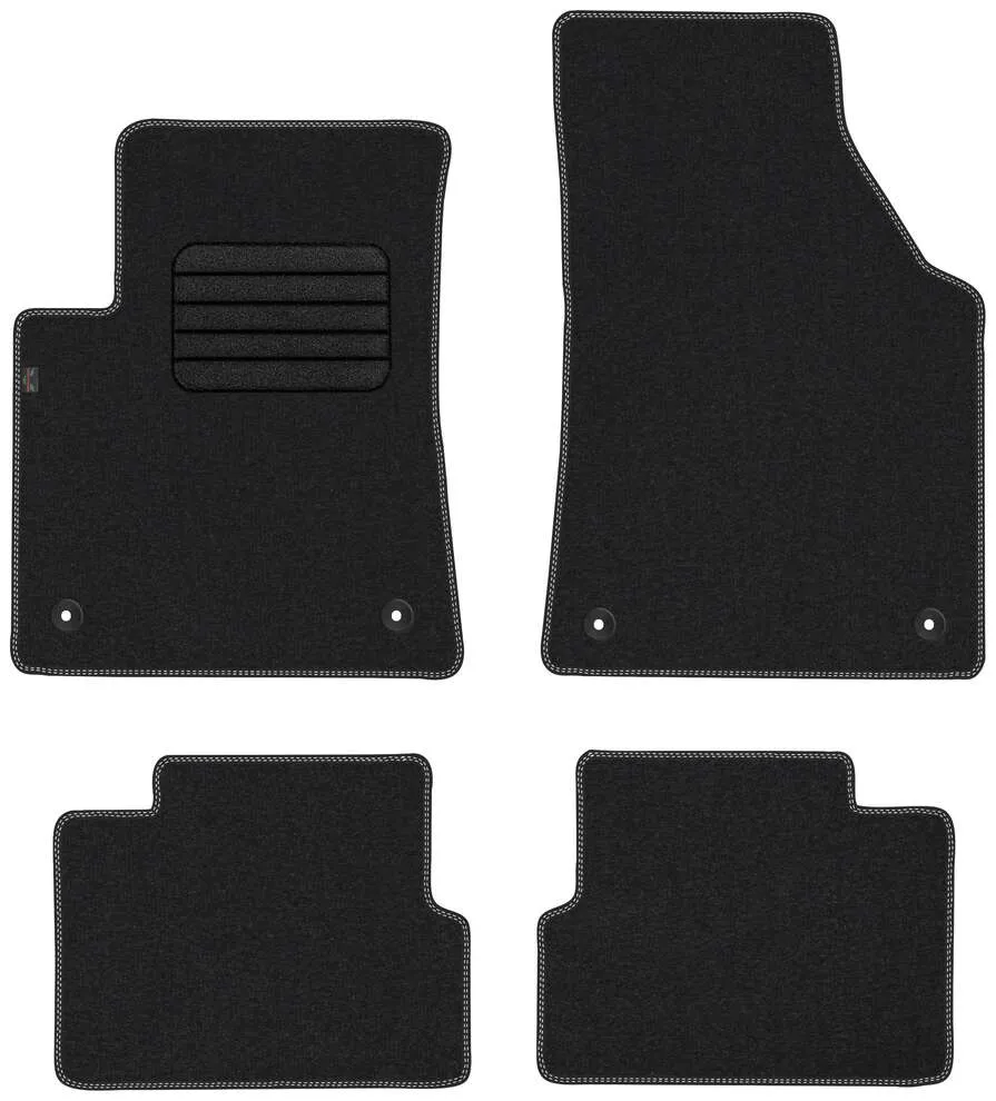Stoffmatter Jeep Cherokee V (2013-2023) – Premium Stoff - Textil