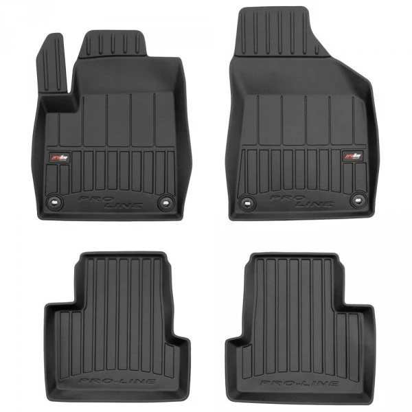 Gulvmatter Jeep Cherokee V (2013-2023) – 3D Premium med sidekant | Frogum